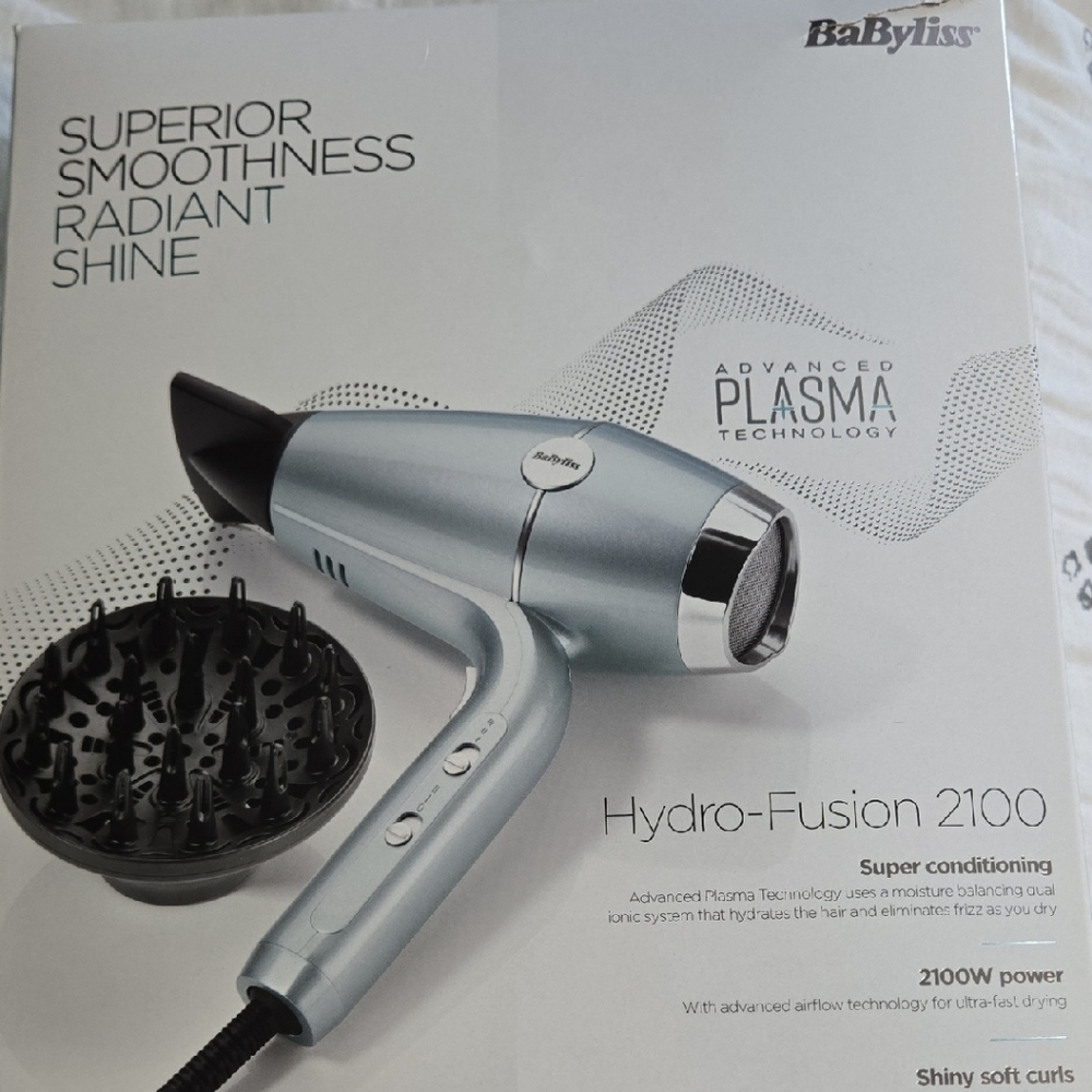 BaByliss Hydro-Fusion 2100 in Metallic Blue